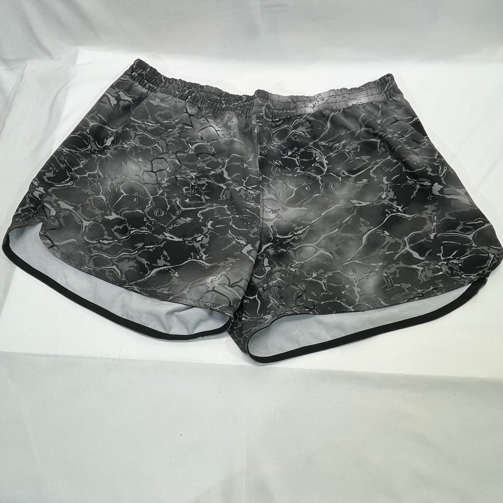 WIDE WORLD SPORTSMAN BASS PRO PULL ON SHORTS XL GRAY, BLACK/WHITE‎ PATTERN